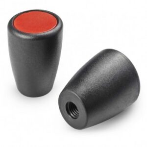 "euromodel" Conical Knob With Cap and Female Threaded Plastic Bore