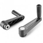 Crank Handle With Smooth Insert and Revolving Handle