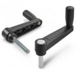 Crank Handle With Hexagonal Stud and Revolving Handle M129
