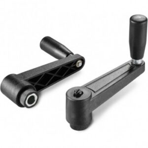 Indexed Crank Handle With Smooth Insert and Revolving Handle M145