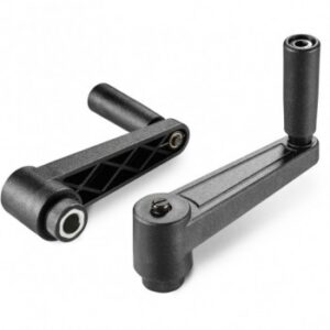 Indexed Crank Handle With Smooth Insert and Revolving Handle