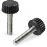 Knurled Handwheel With Threaded Stud