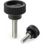 Knurled Hollowed Handwheel With Threaded Stud