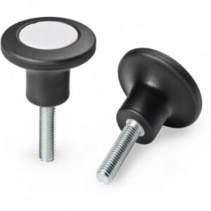 "euromodel" Mushroom Knob With Cap and Threaded Stud