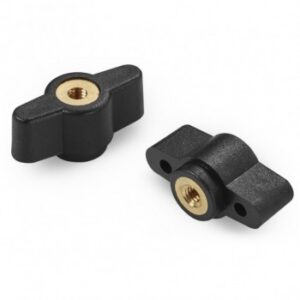 28mm. Wingnut With Female Right Through Threaded Insert