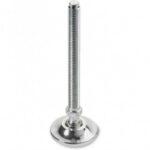 Complete Steel Mounting Foot With Threaded Stem (type A) and Joint With Ball R12,4