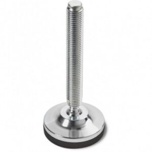 Complete Steel Mounting Foot With Threaded Stem (type B) and Joint With Ball R12,4 + Anti-slip Base