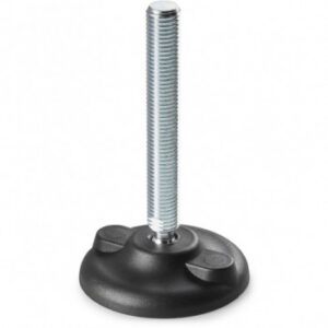 Ground Fixing Mounting Foot With Steel Threaded Stem (type B) and Joint With Ball R12,4