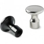 Steel Mushroom Knob With Threaded Bore