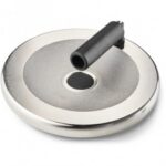 Aluminium Solid Control Handwheel With Revolving and Folding Handle