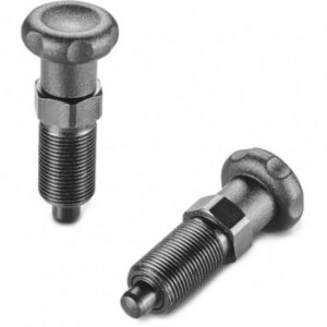 Knob-style Spring Plunger With Fine Pitch Thread