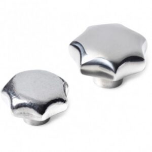 Din 6336 - E Design - Aluminium Star Handwheel
